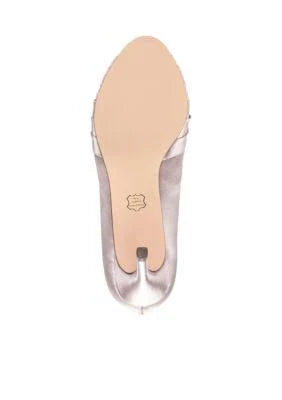 Taupe Satin Pump D9247