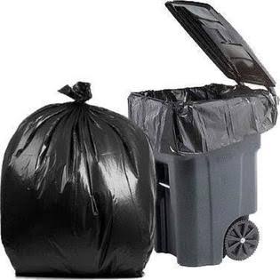 Black 95 Gallon 1.5 mil Garbage Bags N574