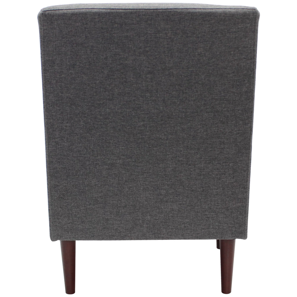 Navy Polyester Fabric Arm Chair R154697