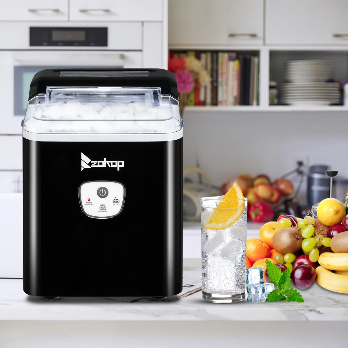Countertop Portable Electric Ice Maker 26Lbs/24H Black M648735