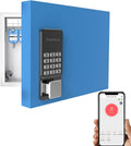 Key Lock Box 16 Keys Metal Wall Mount Digital Combination Lock Box Pack of 2 T799
