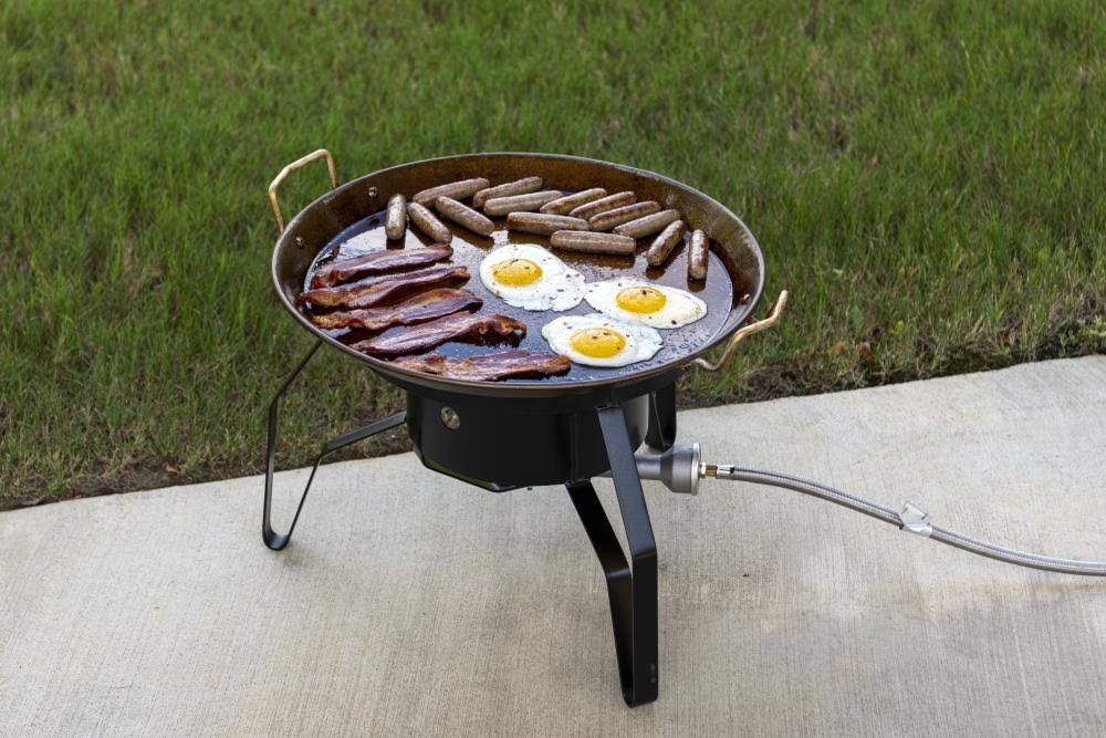 19-inch Carbon Steel Griddle, Black C655