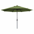 9 ft. Aluminum Auto Tilt Olefin Patio Umbrella Y16541