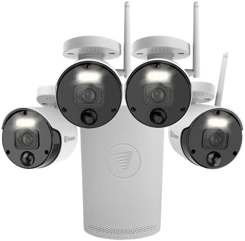 4 Camera 4 Channel 1080p Wi-Fi NVR Security System with 1TB HDD N2800