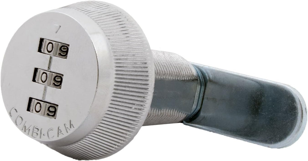Combination Cam Lock, 1-3/8 Chrome Finish, Pack of 2 T37081