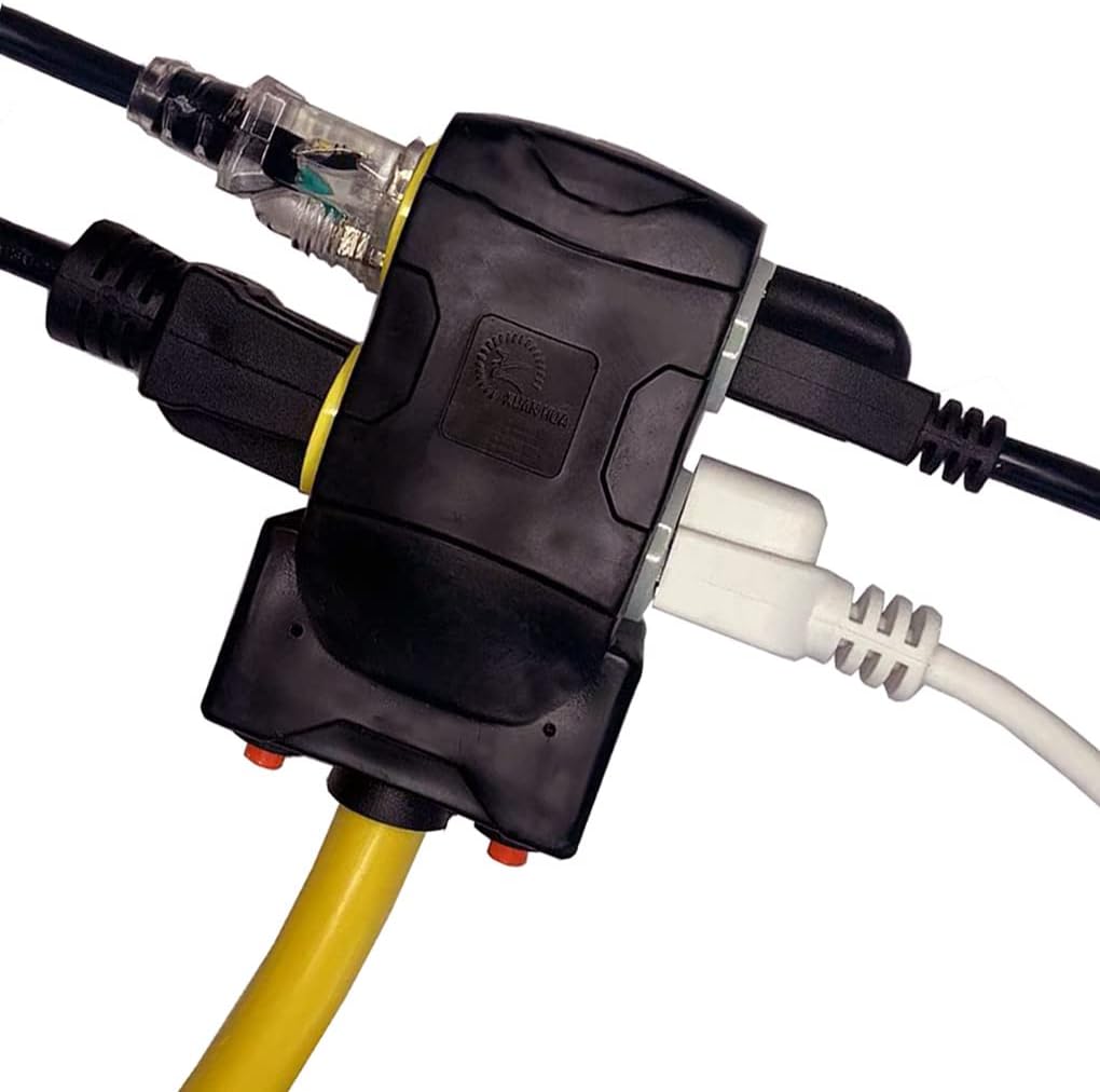 40Ft L14-30P to Four 5-20R 30 Amp Generator Power Cord W12280