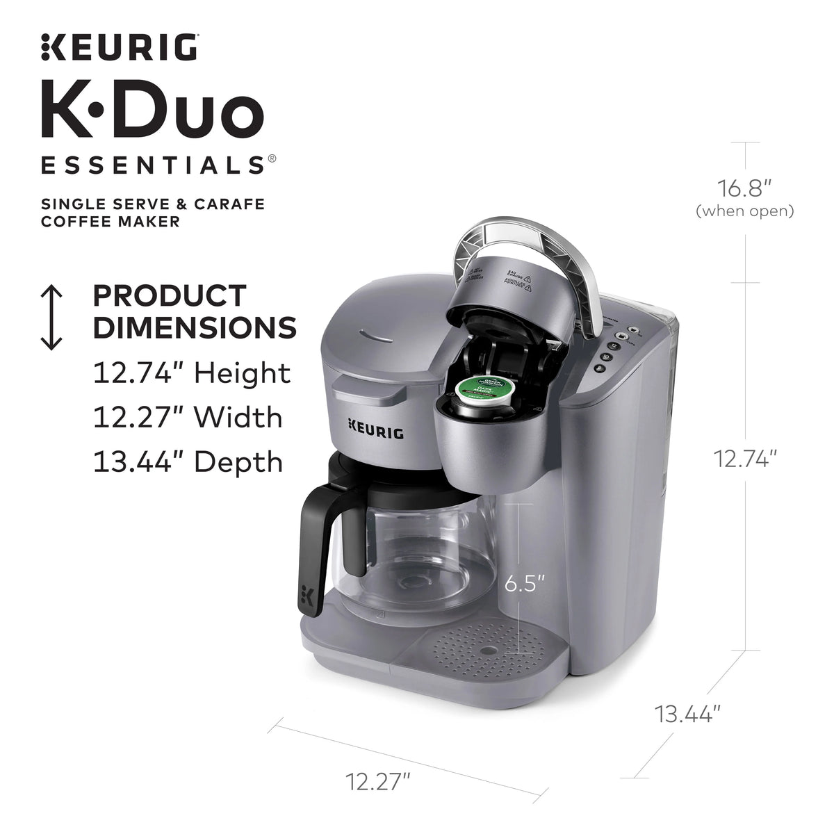 Black Single-Serve Coffee Maker H70538