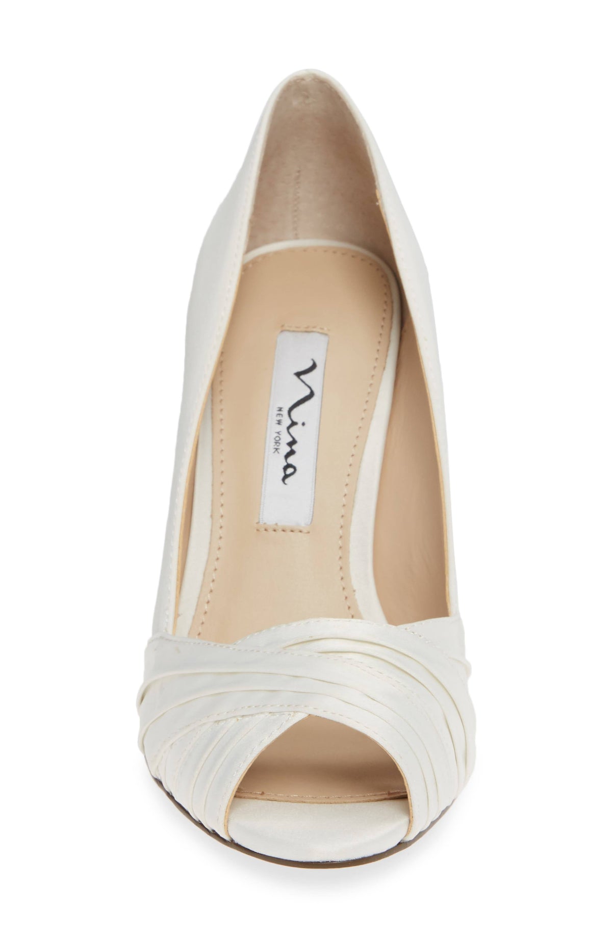 Taupe Satin Pump D9247