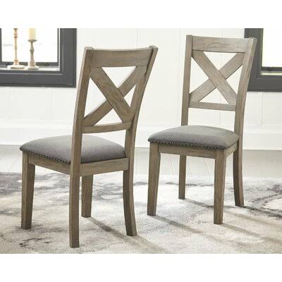 Wire-Brushed Side Chair (Set of 2) Y435