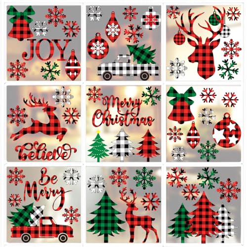 Winter Window Clings Decals Stickers E2461