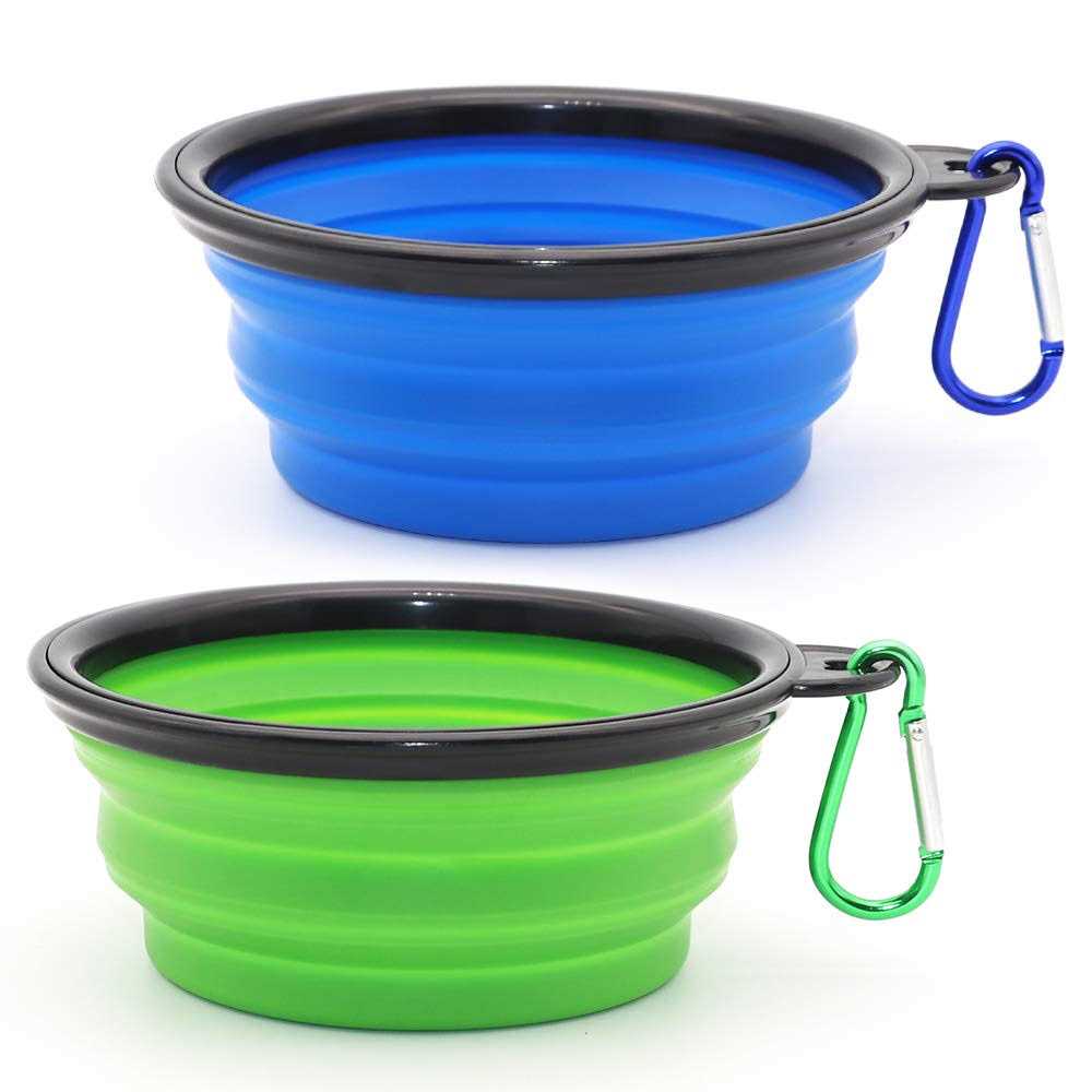 Collapsible Dog Bowl 2 Pack Q956