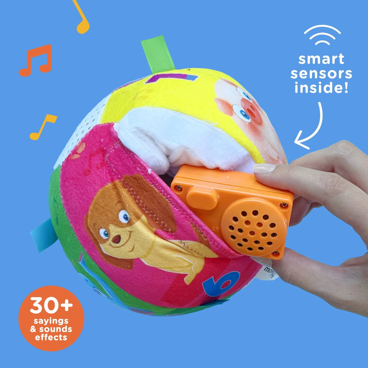 Plush Baby Ball with Music and Sound Effects J431814