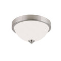 Brushed Nickel 2 Light Flush Mount B885009