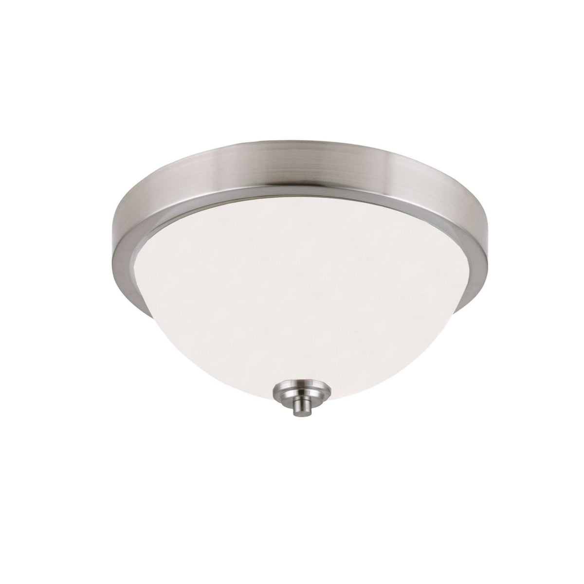 Brushed Nickel 2 Light Flush Mount B885009