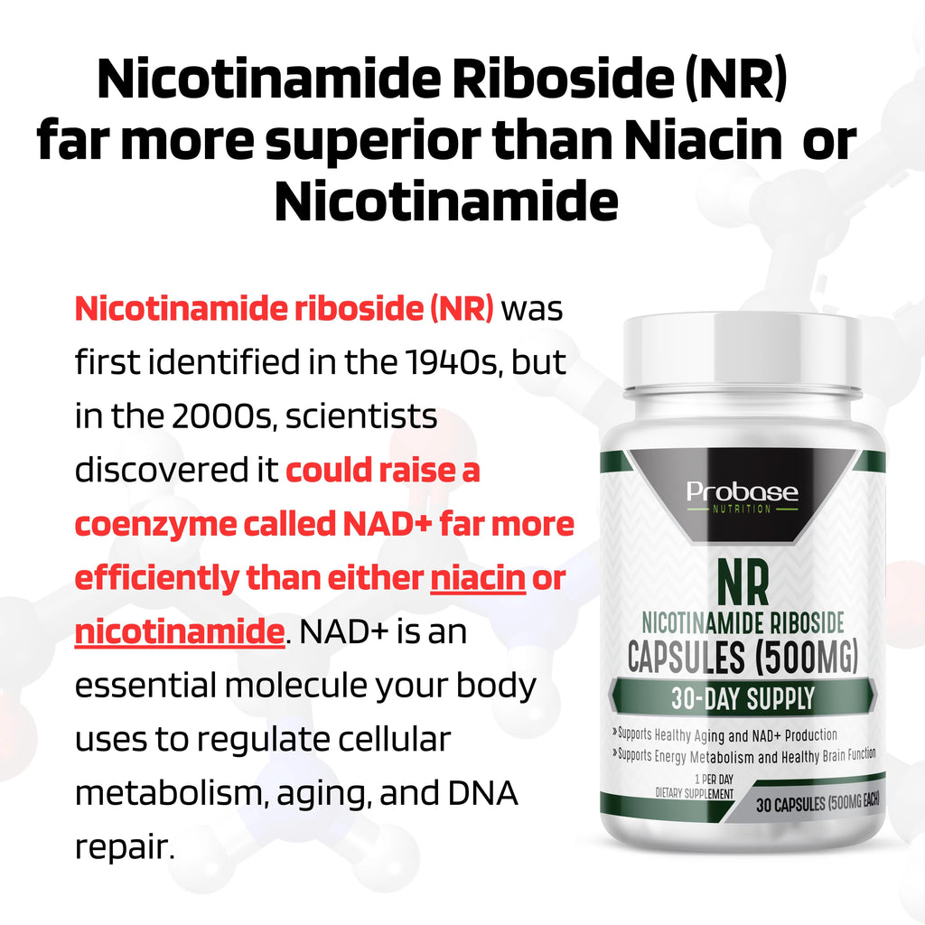 Nicotinamide Riboside (NR) Capsules 30ct 500mg A3580