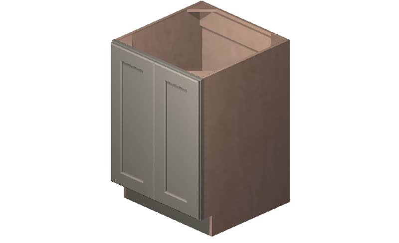 Dove High-Density Fiberboard Base Cabinet U3885