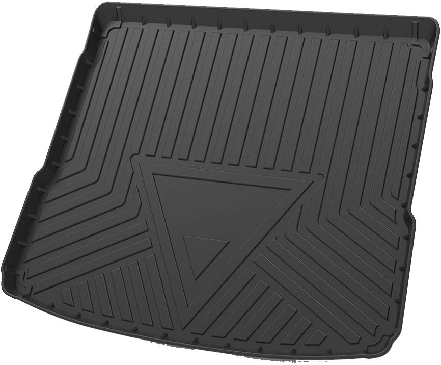 Black Rubber Cargo Liner and Trunk Mat Pack of 2 R7459