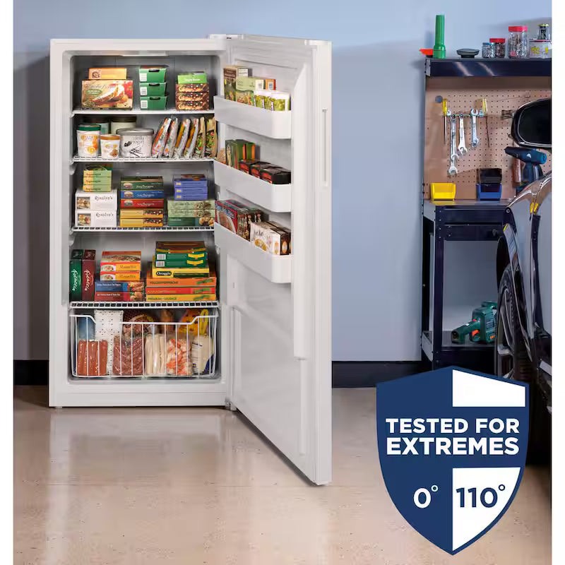 17.3 cu. ft. Frost Free Upright Freezer in White S83166