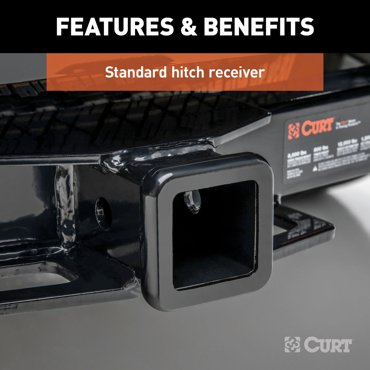 Class 3 Trailer Hitch with Installation Hardware B5022