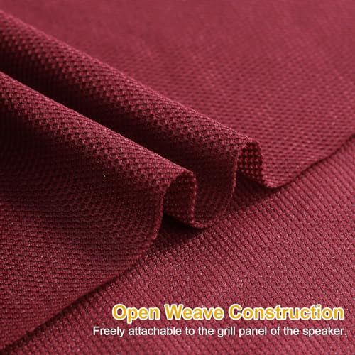Black Speaker Grill Cloth Fabric (36" x 54") R79888