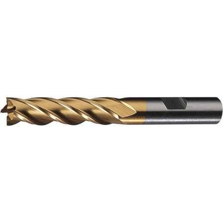 Square End Mill, 1-3/8x22 L of Cut, Tin I736