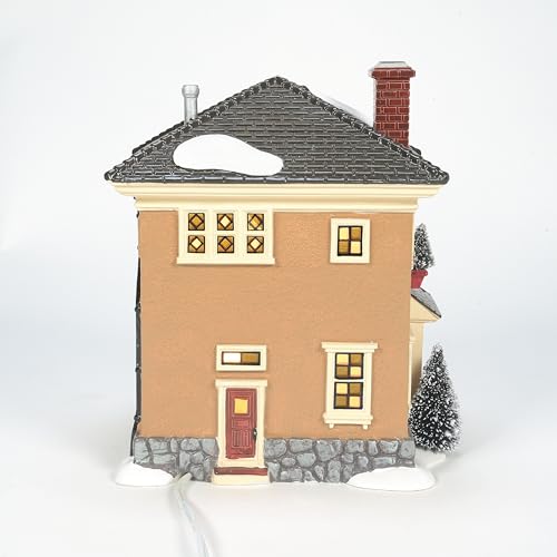 Porcelain Snow Village Lit House Z2762