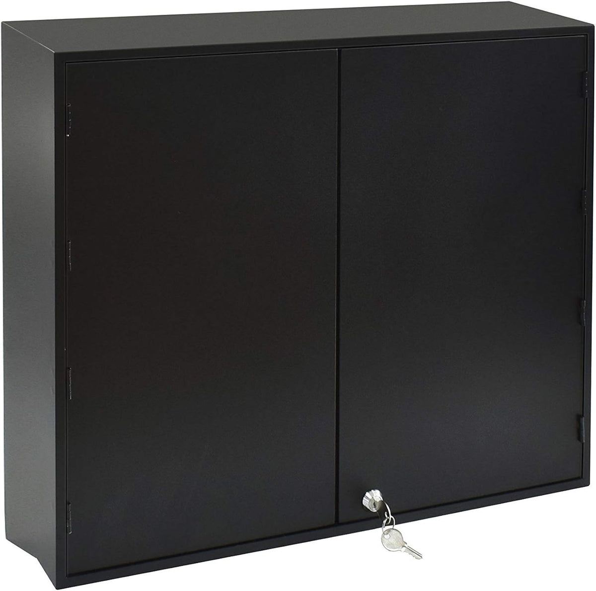 Black Wall Mount Key Cabinet Organizer with Lock X22652