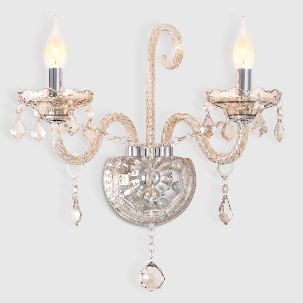 Crystal Candle Wall Sconce G12253
