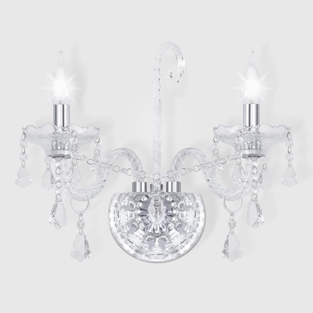 Crystal Candle Wall Sconce G12253