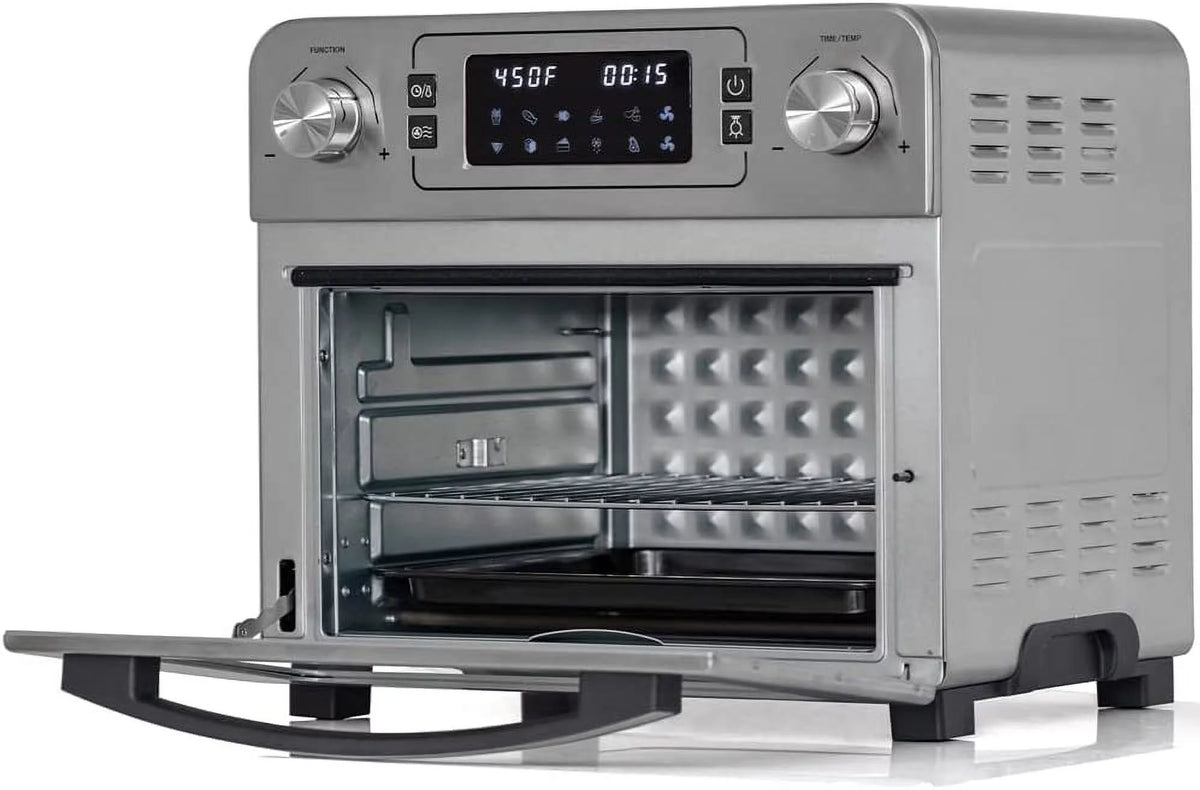 24QT Stainless Steel Countertop Toaster Air Fryer Oven E596455