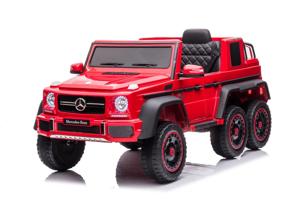 24V Powered Ride On Car with 6 Wheels, Remote Control, MP3 Player, Red R733322