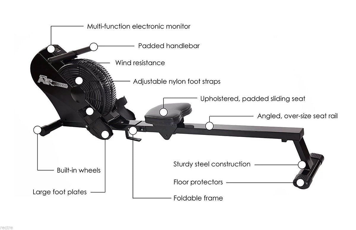 Air Rower Rowing Machine H6050