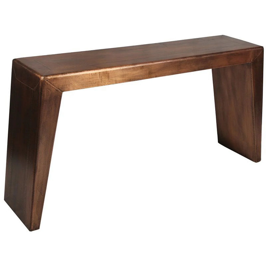Solid Wood Metal Console Table Q514