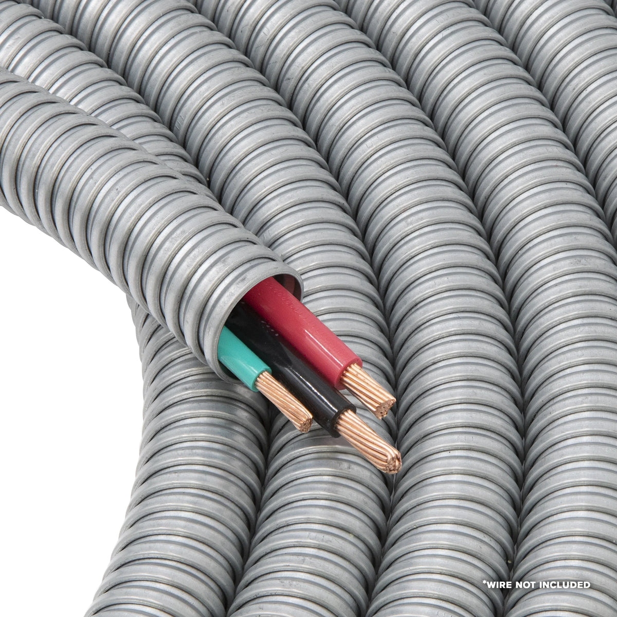 Galvanized Steel Flexible Conduit 25 ft Roll R986