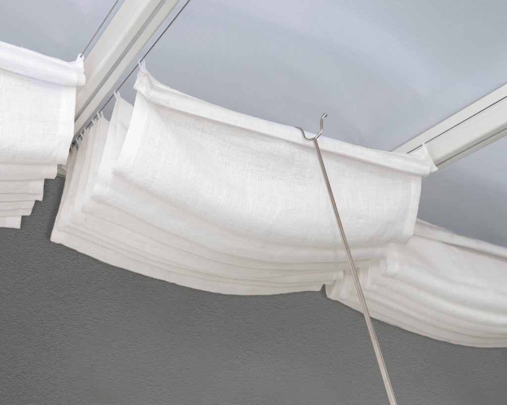 White Patio Cover Blinds M7814