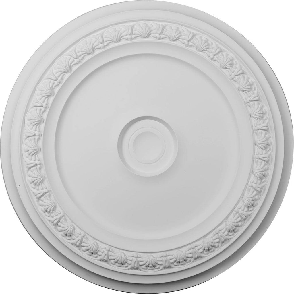 Carlsbad Ceiling Medallion, Hand-Painted Spartan Stone N7784