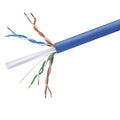 Cat6 Ethernet Bulk Cable 500ft Blue Solid UTP 23AWG H30233