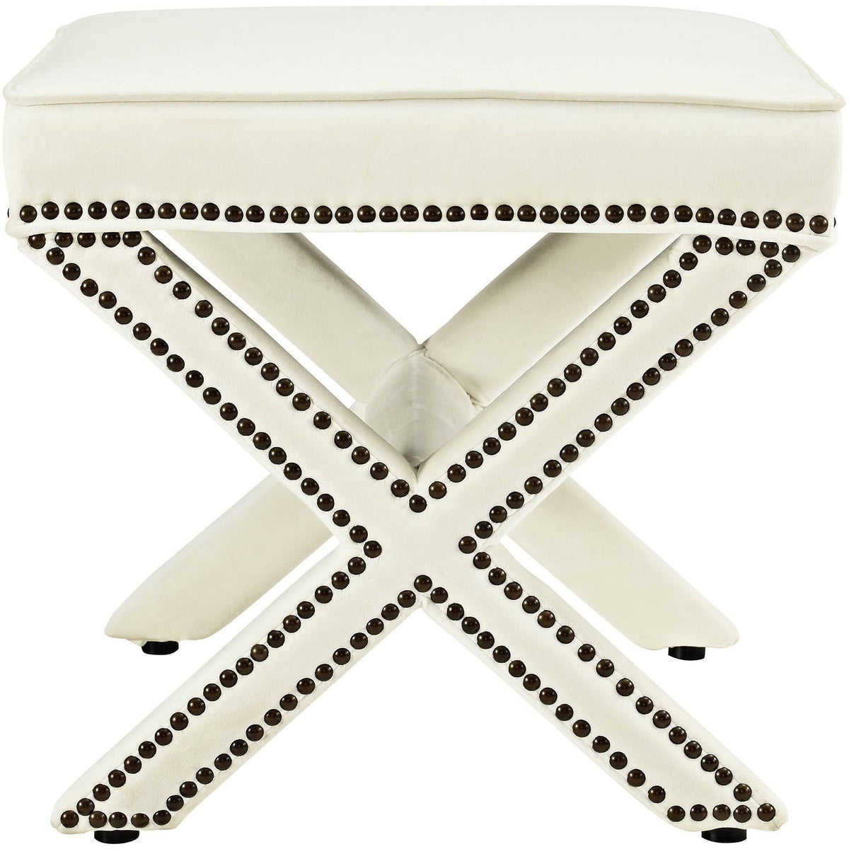 Ivory Rivet Bench S174