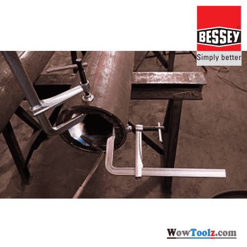 All-Steel Table Clamp, Grey/Red, 500/120 mm A573661