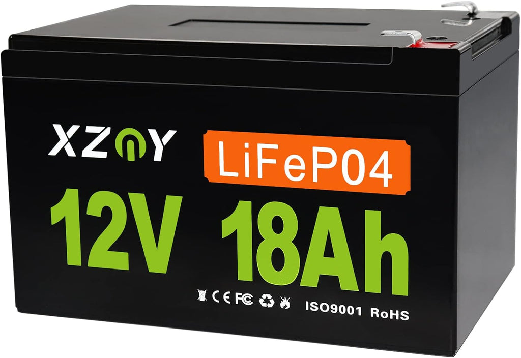 12V 10Ah LiFePO4 Battery with 10A BMS Z19129