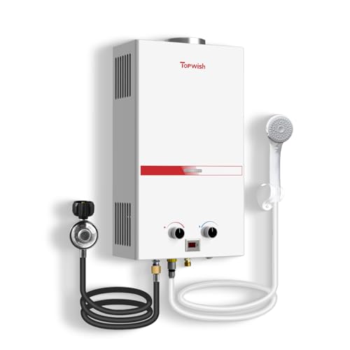 10L 2.6GPM Portable Propane Tankless Water Heater P94192