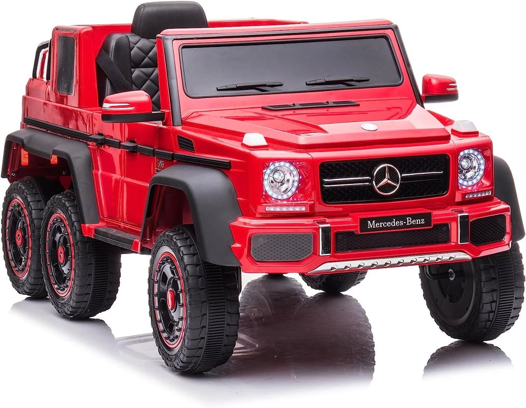 24V Powered Ride On Car with 6 Wheels, Remote Control, MP3 Player, Red R733322