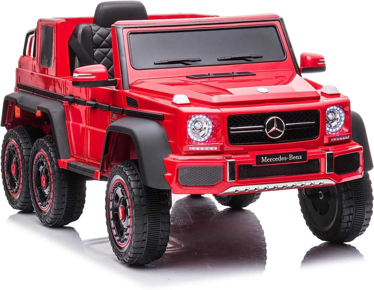 24V Powered Ride On Car with 6 Wheels, Remote Control, MP3 Player, Red R733322