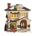Porcelain Snow Village Lit House Z2762