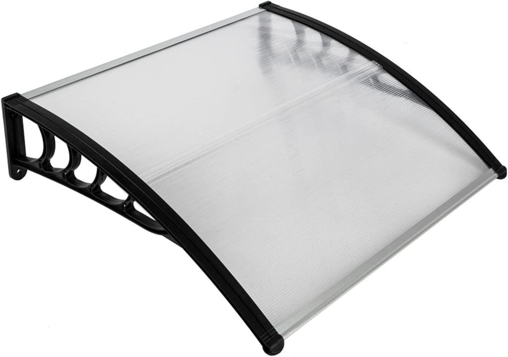 100 x 80 White and Black Awning Canopy Pack of 2 S182420