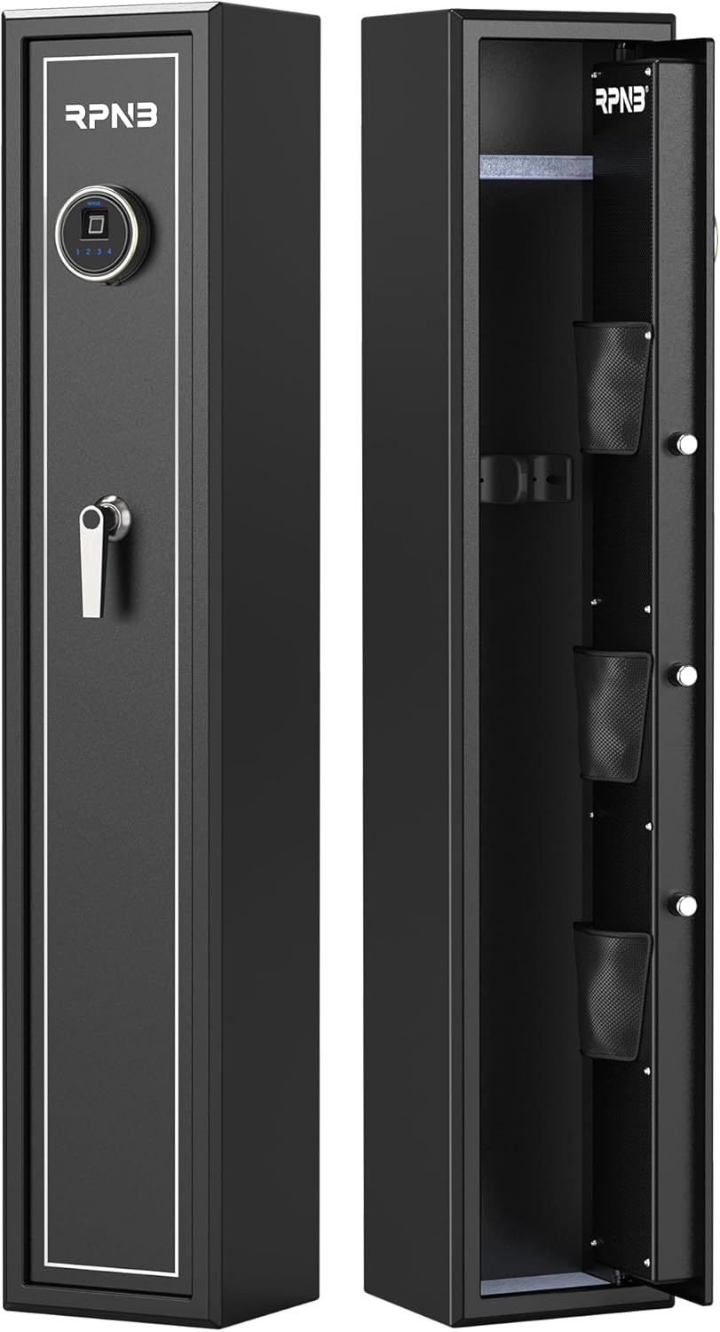 Large Biometric Rifle Safe with Removable Shelf Z73244