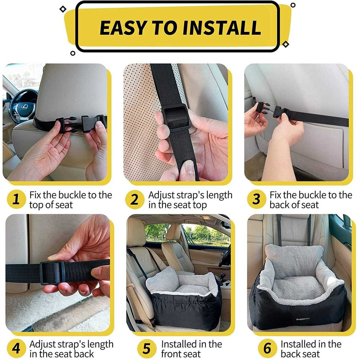 Dog Car Seat for Small Dogs J71612