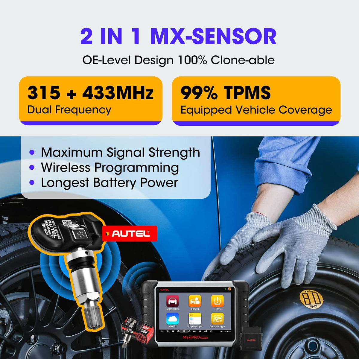 Car Scanner with ECU Coding and TPMS Features D47617