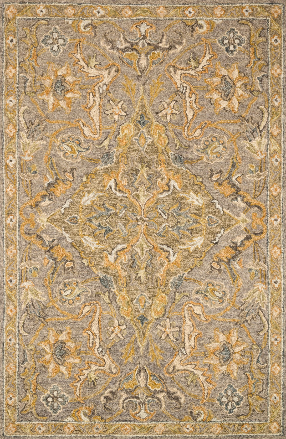 Grey Multi 9'3 x 13' Rug E3521