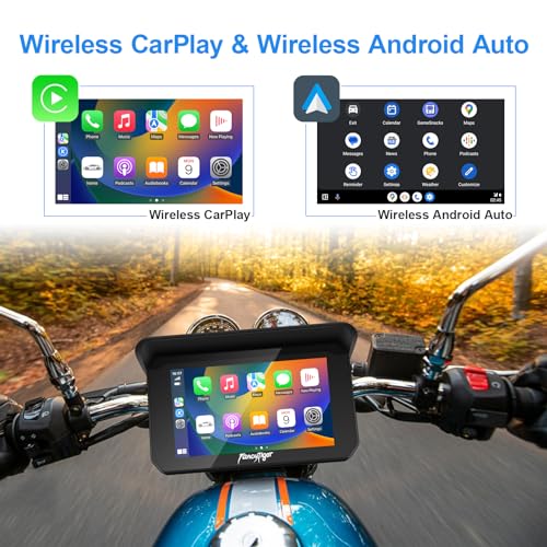 5 Inch IPS Motorcycle GPS Navigation System, Waterproof A39498